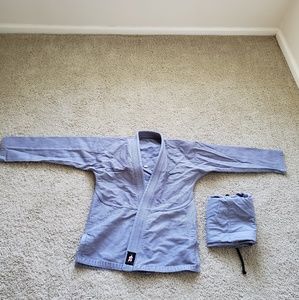 BJJ Gi Plain Gray A1